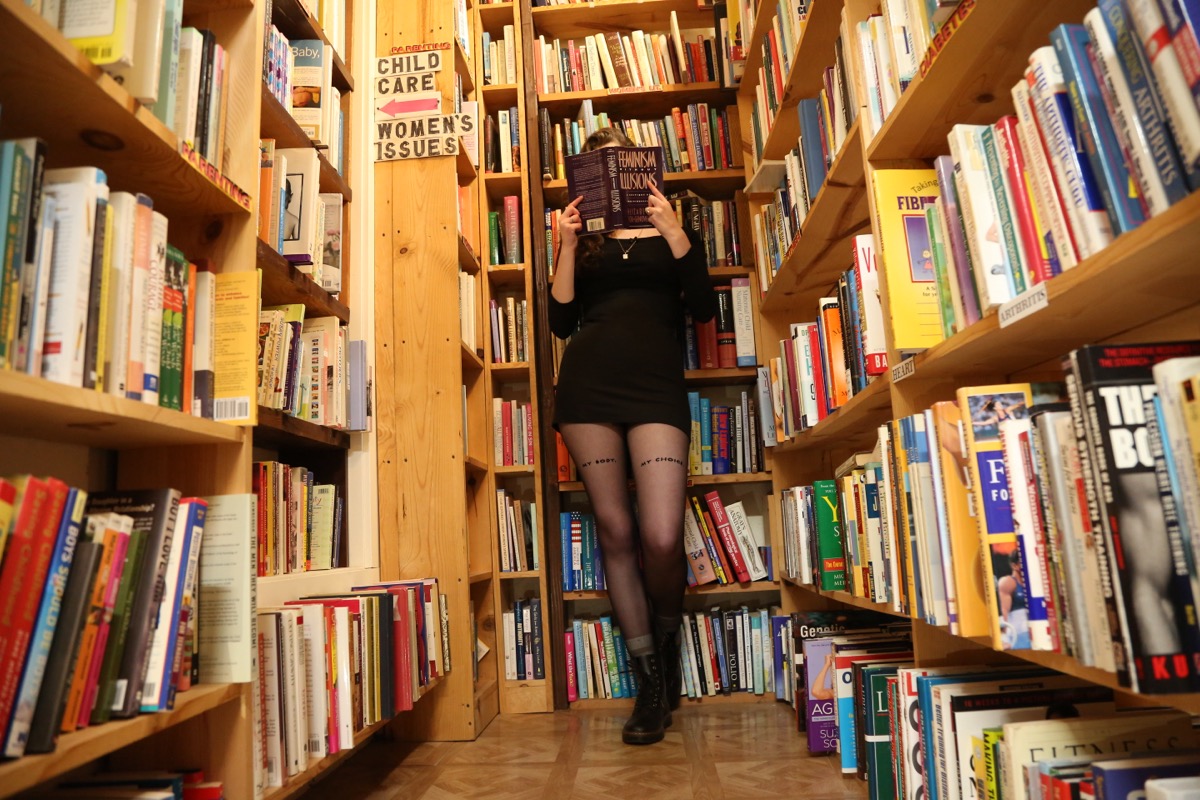 My Body My Choice Statement Tights by Velvet Ink